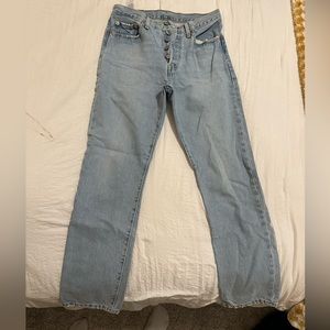 Levi 501s. Only wore a few times. 28 waist 30 length